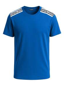 Men's T-Shirts Blue - Blue - View 4