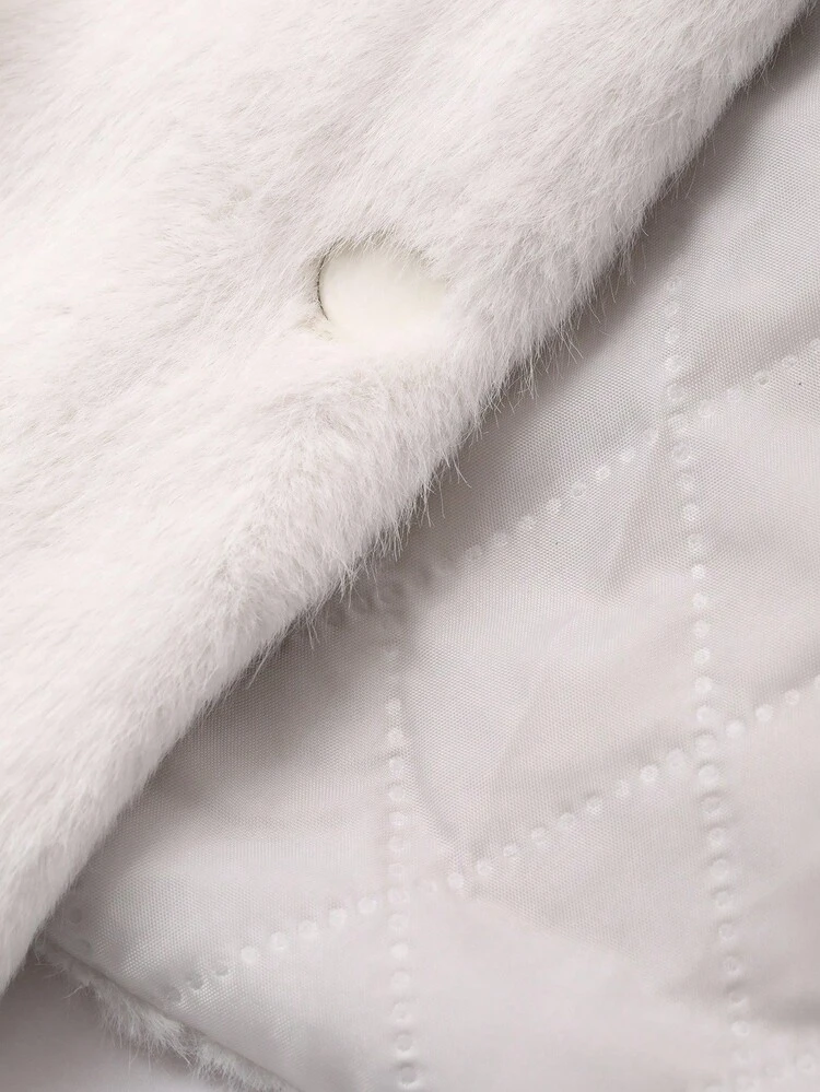 Young Girl Cute Bow Decor Vest Jacket