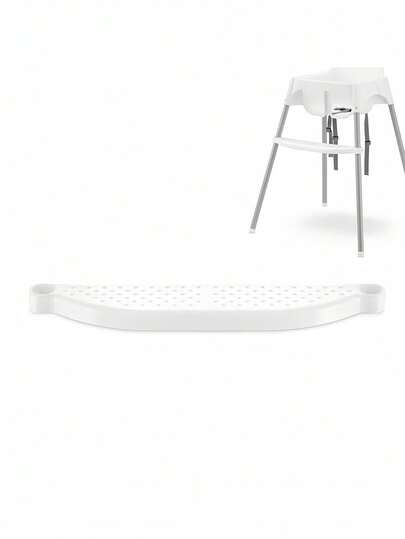 Reposapiés ajustable antideslizante, accesorios para silla alta con piezas de fijación, compatible con la mayoría de las sillas altas