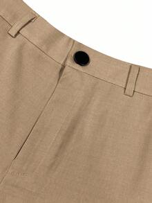 Calvornis Men's Business Casual Suit Jacket And Pants Set