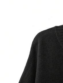 Joress Damski sweter z dzianiny wełnianej w dużym rozmiarze, komplet wypoczynkowy, kolor kawowy