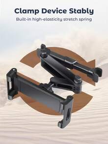 Teckwe Car Back Seat Headrest Tablet Phone Holder, Compatible With 4.7-12.9 Inch Devices, Adjustable, Suitable For Road Trips - Multicolor - View 3