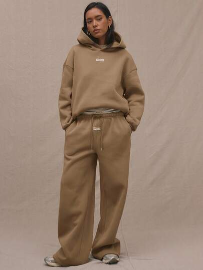 MUSERA 抽绳直筒运动裤，适合度假、机场休闲、可爱风格，90年代Y2K复古风，秋季女装