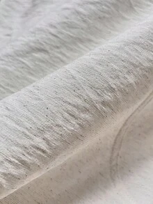 Franclia 女士休闲时尚简约百搭宽松开衫夹克，秋冬 - 白色 - 查看 5