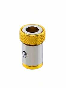 1/3/6 Pcs Universal Anti-Slip Alloy Magnetic Screwdriver Bit Holder With Blue, Yellow And Red Magnetic Rings,Tool Accessories