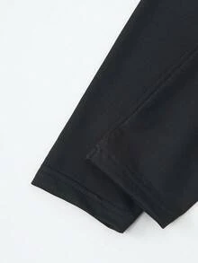 Sparklyn 2pcs/Set Girls Casual & Elegant Princess Bowknot & Butterfly Graphic Print Skirt And Leggings Set, For Spring & Summer,Holiday,Summer,Travel - Purple - View 6