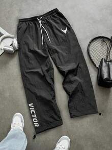 Sport MetroGents 男士运动裤，时尚健身服跑步裤休闲裤 - 黑色 - 查看 1