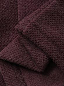 DAZY 女士纯色休闲字母图案抓绒连帽衫和长裤家居服套装，秋冬保暖睡衣，舒适套装