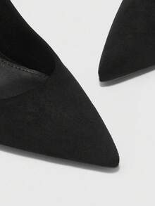 CUCCOO BIZCHIC New Versatile Pointed Toe High Heel Dress Shoes For Women - Black - View 7