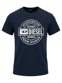Diesel Men's T-Shirts Dark Blue - Navy Blue - View 3