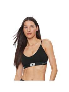 Calvin Klein Women's String Bralette - Black - View 2