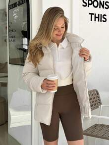 Cloudara Frauen, Winter, Ski, Schnee, Beige, Glücklich, Bequem, Leicht - Beige - Übersicht 8