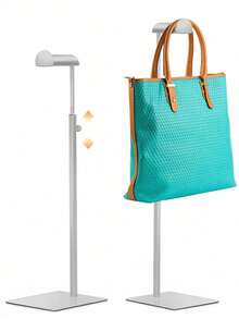 1 Giá Trưng Bày Túi Xí Tuyệt Đẹp – Giá đỡ bằng thép không gỉ có thể điều chỉnh độ cao, có sẵn màu vàng/đen/bạc; Đa năng dùng để trưng bày túi xách, mũ và trang sức, phù hợp cho gia đình, cửa hàng thời trang và cửa hàng bán lẻ phụ kiện; Dễ lắp đặt, chống gỉ và bền. - Nhiều màu - Xem 11