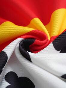 SHEIN | PAW Patrol 男童休闲可爱卡通狗印花长袖拉链连帽宽松外套，适合春秋季 - 紅色 - 查看 7