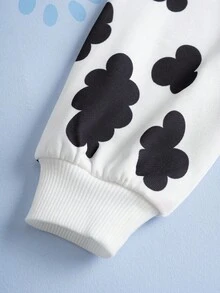 SHEIN | PAW Patrol 男童休闲可爱卡通狗印花长袖拉链连帽宽松外套，适合春秋季 - 紅色 - 查看 8