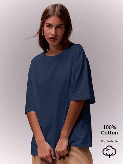 MUSERA Soft Oversized Crew Neck T Shirt Casual Vacation Capsule Wardrobe Everyday Oversized Tee Airport Back To School Winter ,Elegant Holidays, Elegant, Night Out Spring Summer