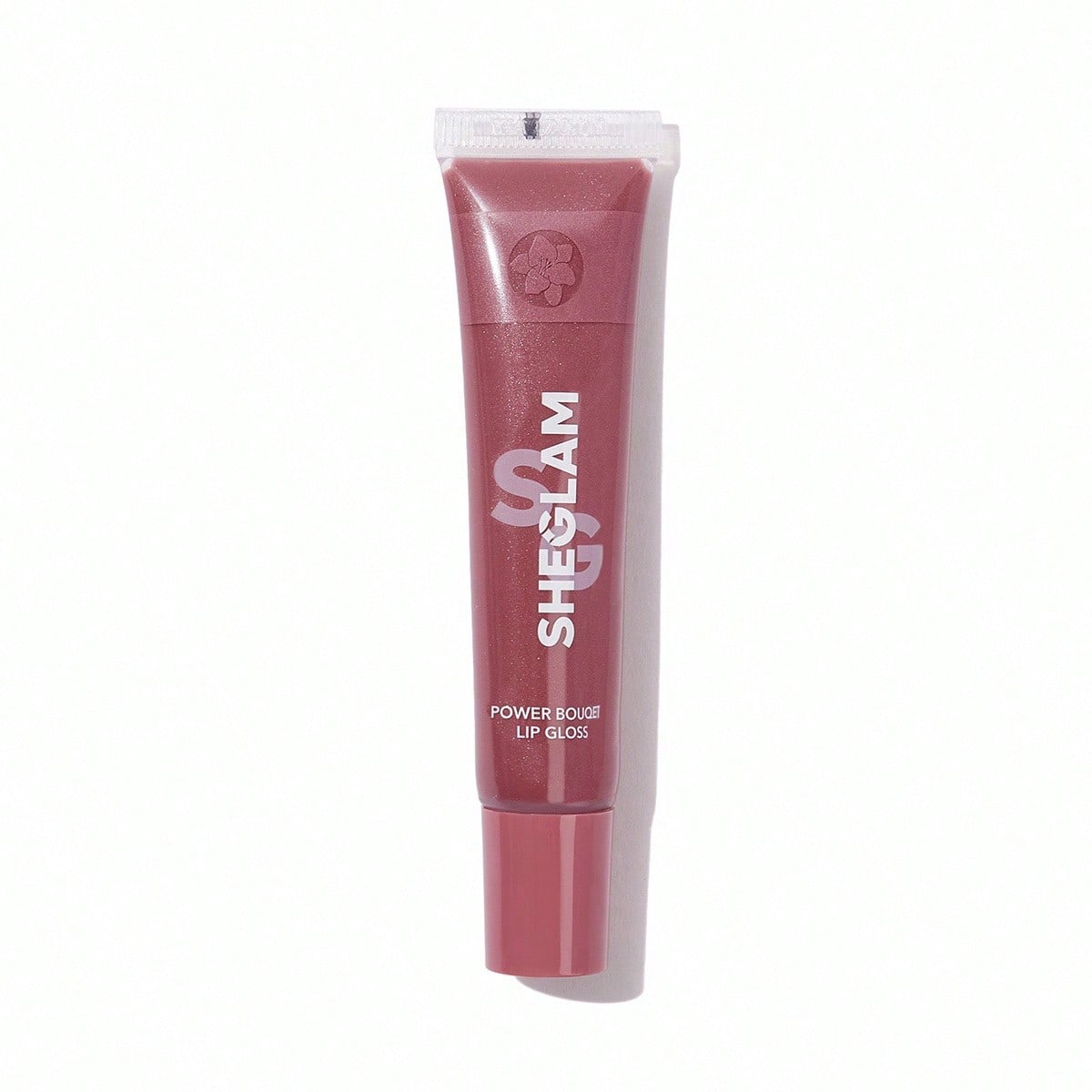 Shein Women's Multicolor Power Bouquet Lip Gloss -Freesia Shiny Tinted Moisturizing Lip Gloss Plumping Non-Sticky Lip Oil Repairing Freesia Extract Lip Care Brown Lip Gloss Brand Beauty Makeup Face Paint Cosmetic For Girls Perfect For Fall Winter Ideal Fo