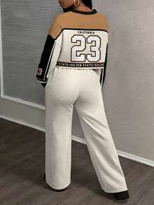 Slaydiva 2025Thu/Đông/Quần áo thu cho nữ/Quần áo thu cho nữ/Quần áo mùa đông cho nữ/Quần áo mùa đông/Y2k/Thời trang dạo phố/Bộ đồ hai mảnh cho nữ/Trở lại trường học/California số 23 - Nhiều màu - Xem 2