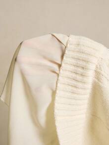 SHEIN PariChic Robe pull à manches longues minimaliste de couleur unie pour femmes, convenant pour un port quotidien, automne/hiver - Tabac - Voir 7
