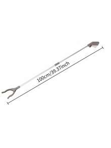 Portable Stainless Steel Litter Pickup Tongs, Extend Reach Trash Claw For Home, Sanitary Forceps Litter Picker Tool, No Bending Over