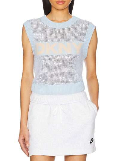 DKNY Women's Vest Blue
