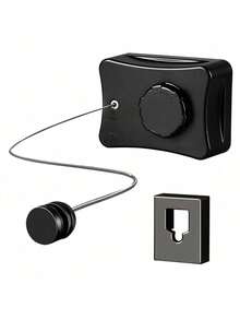 Rozwijana niewidoczna wewnętrzna/balkonowa stalowa linka do suszenia ubrań, łazienkowa rozwijana linka do suszenia ubrań, wiosenna, minimalistyczna, letnia