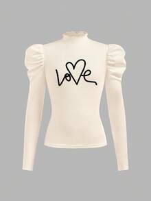 SHEIN Girlism 青少年女孩三件套休闲简约舒适插肩袖长袖T恤 - 灰色 - 查看 6