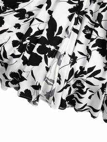 GlowEve CURVE Vestidos de Halloween talla grande - Blanco y Negro - Ver 5