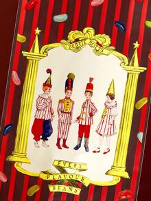 HARRY POTTER X SHEIN 100个可爱卡通图案印花透明扁平糖果袋、饼干包装袋、婚礼派对糖果袋、棒棒糖袋、OPP塑料袋、小礼品袋、学习用品袋、食品袋、食品盒，适用于糖果、巧克力、饼干、怪味豆、魔法圣诞礼物等。 - 彩色 - 查看 4