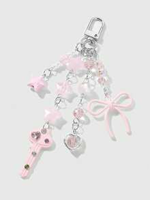 ROMWE Kawaii Keyrings & Keychains - Pink - View 9
