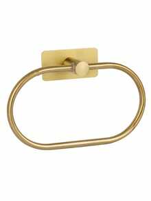 Selbstklebender Handtuchhalter, Badezimmer Handtuchring Halter, Geschirrtuchhalter ohne Bohren, Edelstahl Hänger, Taschentuchhalter, Handtuchständer, WC Zubehör Organizer Aufbewahrung