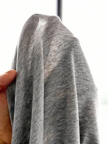 少女灰色百搭长袖T恤，设计师款，夏季休闲图案刺绣Polo衫，及腰修身剪裁，干净利落的灰色长袖上衣，Y2K风格上衣 - 灰色 - 查看 6