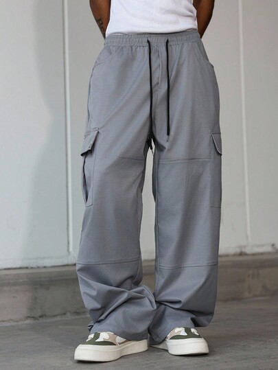 Street Life Men's Fashionable Casual Pants, Young Street Style, Versatile Item Suitable For Street Wear, Fall