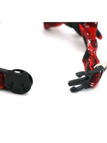 PETSIN 1 圣诞雪花项圈、猫项圈、狗项圈、雪花领结、印有铃铛、可调节尺寸宠物项圈、圣诞装饰、着装、宠物用品