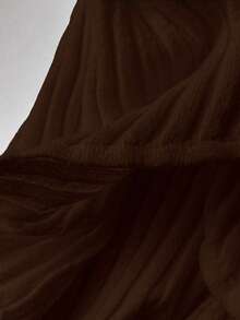 Franclia Áo chui đầu dệt kim thanh lịch dành cho nữ, giản dị & đa năng, phong cách Pháp lãng mạn, mùa thu/đông - Cà phê nâu - Xem 5