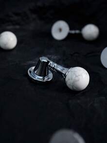 Cirelle 1 件白色大理石橱柜把手 - 现代拉手，耐用拉手，适用于梳妆台床头柜办公室，耐用拉手，适用于厨房岛浴室 - 彩色 - 查看 7