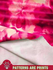 Soleia 墨水花卉印花无袖紧身连衣裙，女士休闲夏季假日装 - 彩色 - 查看 3