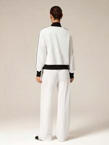 Hanevo Conjunto de ropa deportiva de color contrastante