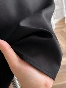 Sweetra Young 2pcs Black Blazer Jacket & Spaghetti Strap Dress Set, Elegant Fitted Fashion Outfit For Spring, Autumn, Winter Fall