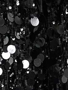 SHEIN BAE Quần ống rộng ống rộng thắt eo sequin thời trang cho nữ - màu đen - Xem 7