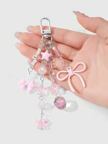 ROMWE Kawaii Keyrings & Keychains - Pink - View 3