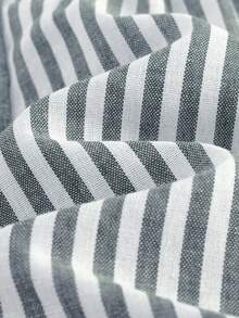 Cozy Pixies 男婴松紧腰休闲裤，带装饰丝带，舒适百搭 - 綠色 - 查看 4