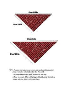 PETSIN 1-częściowy świąteczny szalik dla zwierząt, krata w stylu płatków śniegu, szalik dla psa, szalik dla kota, dekoracja świąteczna dla zwierząt, szalik dla zwierząt, artykuły dla zwierząt