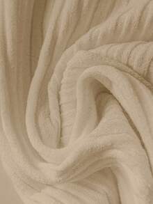 Franclia 女士优雅针织套头衫，休闲百搭，浪漫法式风情，适合秋冬 - 卡其色 - 查看 7