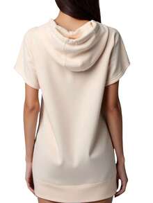 DKNY Women's Classic Fit Quick-Dry Skin-Friendly School Casual Outing Beige DP5D4899-KN4 - Ivory Beige - View 3