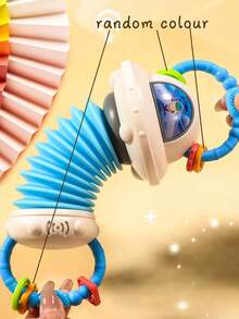 Zazumi Accordion Toy For Kids Educational Musical Instrument Sensory Learning Toy With Bumpy Texture Improves Grip Strength Enhances Focus Music Education For Toddlers Baby Early Development Interactive Play Parent-Child Bonding Gift - Multicolor - View 13