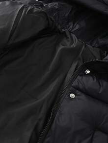 Girls New Cotton Padded Jacket, Thick Hooded Zipper Pocket Design, Unisex Baby Hooded Coat, Korean Style Children Outerwear For Autumn/Winter