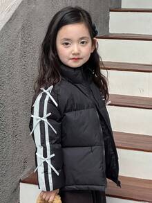 DAZY Girls Padded Coat, Fall - Black - View 4