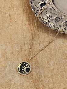 Glisma Dây chuyền mặt dây chuyền thời trang và thanh lịch mạ vàng 18K dành cho nữ - Nhiều màu - Xem 5