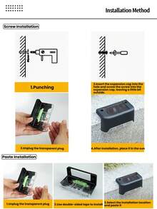 4个太阳能LED灯，防水花园灯，自动点亮户外灯，花园庭院装饰，适用于庭院、楼梯扶手、围栏、墙壁照明